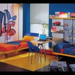 Unusual textiles in the interior of teenagers' rooms