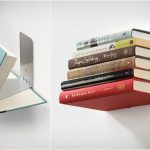 Invisible do-it-yourself book shelves