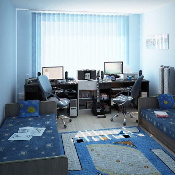 Room design for two boys