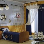 Original room in a nautical style