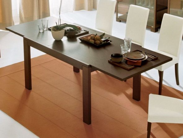 folding table for the kitchen in the interior