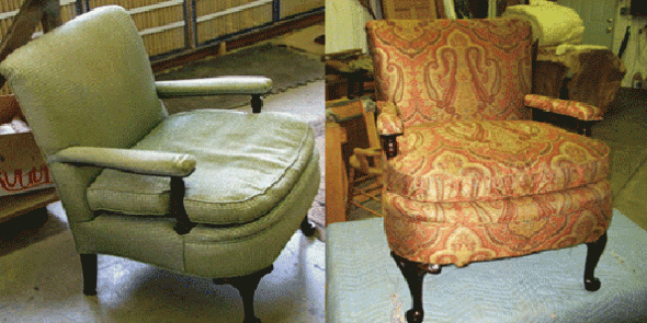 Restaurering och renovering av stoppade möbler