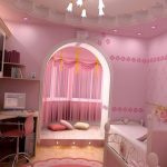 Pink bedroom for a real princess