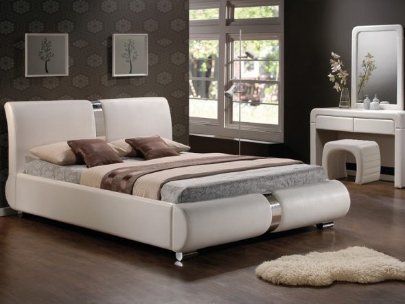 Leather bed for your bedroom