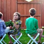 Folding chairs for country gatherings
