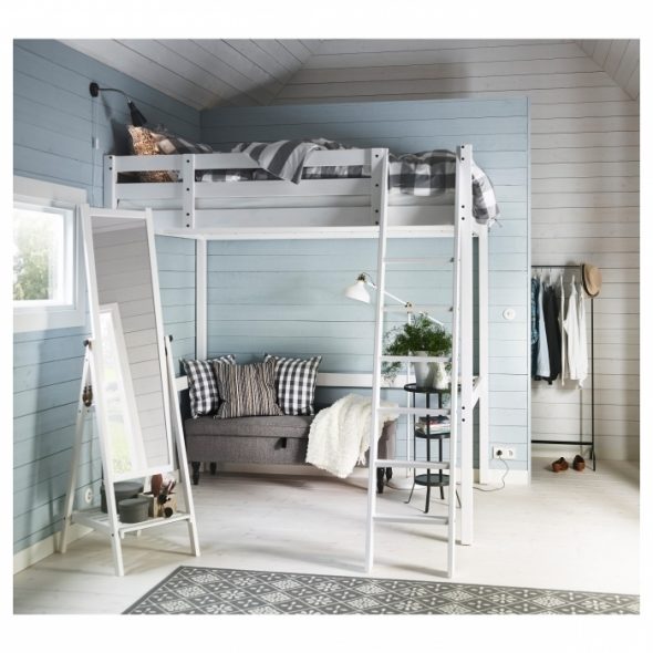 Loft-style bedroom na may Sturo bed