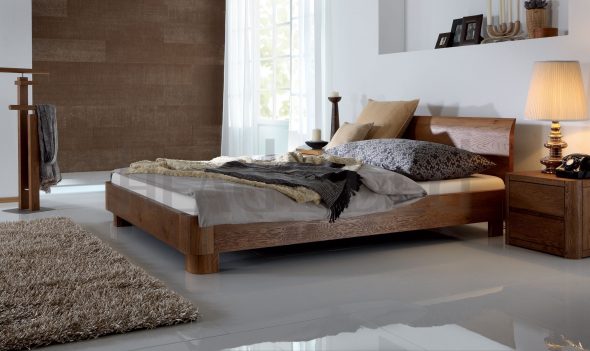 Cozy bedroom in the Scandinavian style