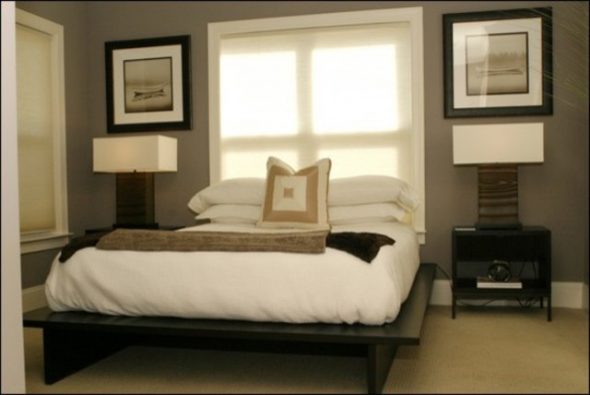 Adult bedroom sa modernong estilo
