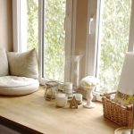 large window sill table