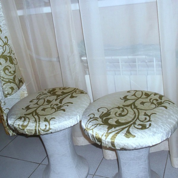 fabric stool covers