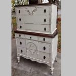 White sideboard in Provence style