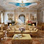 Bogaty barokowy salon