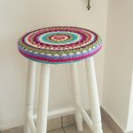 knitted stool cover
