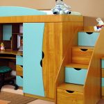 Wooden furniture for a nursery