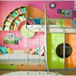 Children's furniture for two children Above the Rainbow