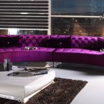 Sofa, sebagai elemen utama ruang tamu reka bentuk dalaman