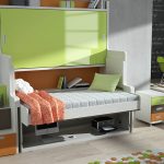 Bunk table-bed transpormer