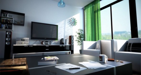 Hi-tech - makatwirang minimalism sa interior