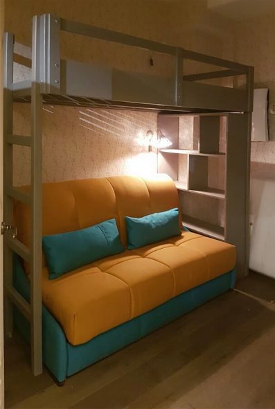 Interesting loft bed design