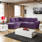 Loft-style room with bright sofa