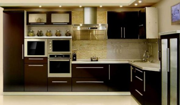 Beautiful kitchen with integrated appliances