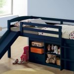 Bed attic DOM-Bambino, wooden with a hill