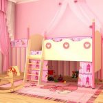 Princess bed with canopy