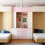 Bed cabinets for two girls