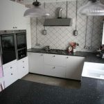 kitchen with table top sill