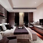 Upholstered furniture sa interior sa high-tech na estilo