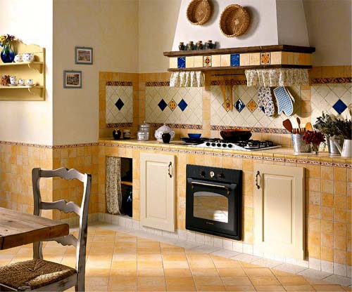 Unusual self-made kitchen