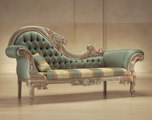 Unusual baroque sofa