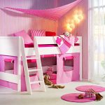 Tender little bedroom for a girl