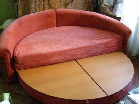 Swivel sofa round shape