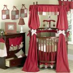 Beautiful room in red with handmade things