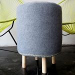cover on stool pouf