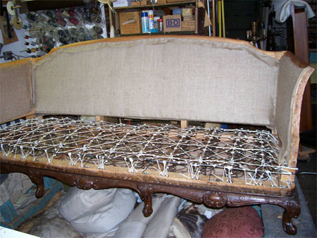Repair spring couch couch