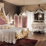 Elegancka królewska sypialnia