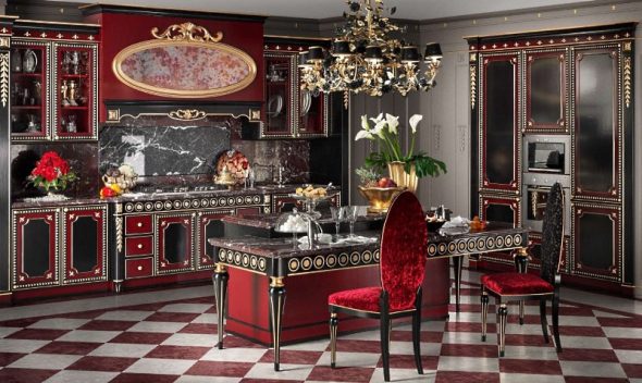 Luksusowa kuchnia barokowa