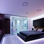 Yatak odası dekorasyonu için modern tarz