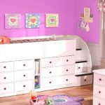 Bed for children over 3 years old with high bumpers