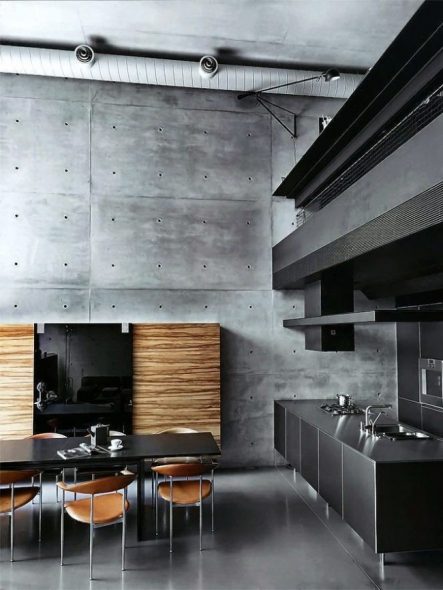 Stylish high-tech kitchen