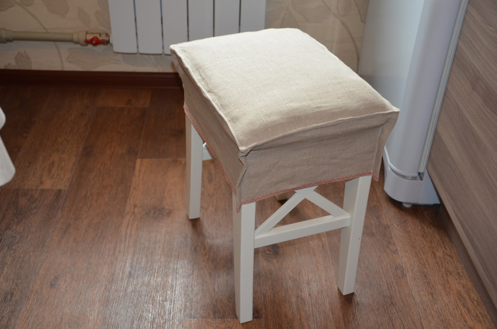 stool with cover