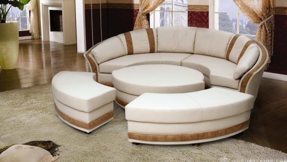 Transformable round sofa Laguna-2