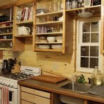 Comfortable home-made furniture for the kitchen