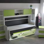Comfortable table-bed in green