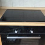 Installation and connection of electric hob and oven