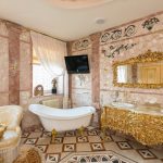Barok banyo: Herhangi bir iç mekanın en dikkat çekici özelliği