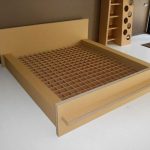 De mogelijkheid om een ​​bed van karton te maken doe het zelf