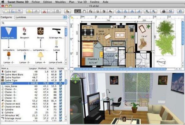 Programme de design d'intérieur